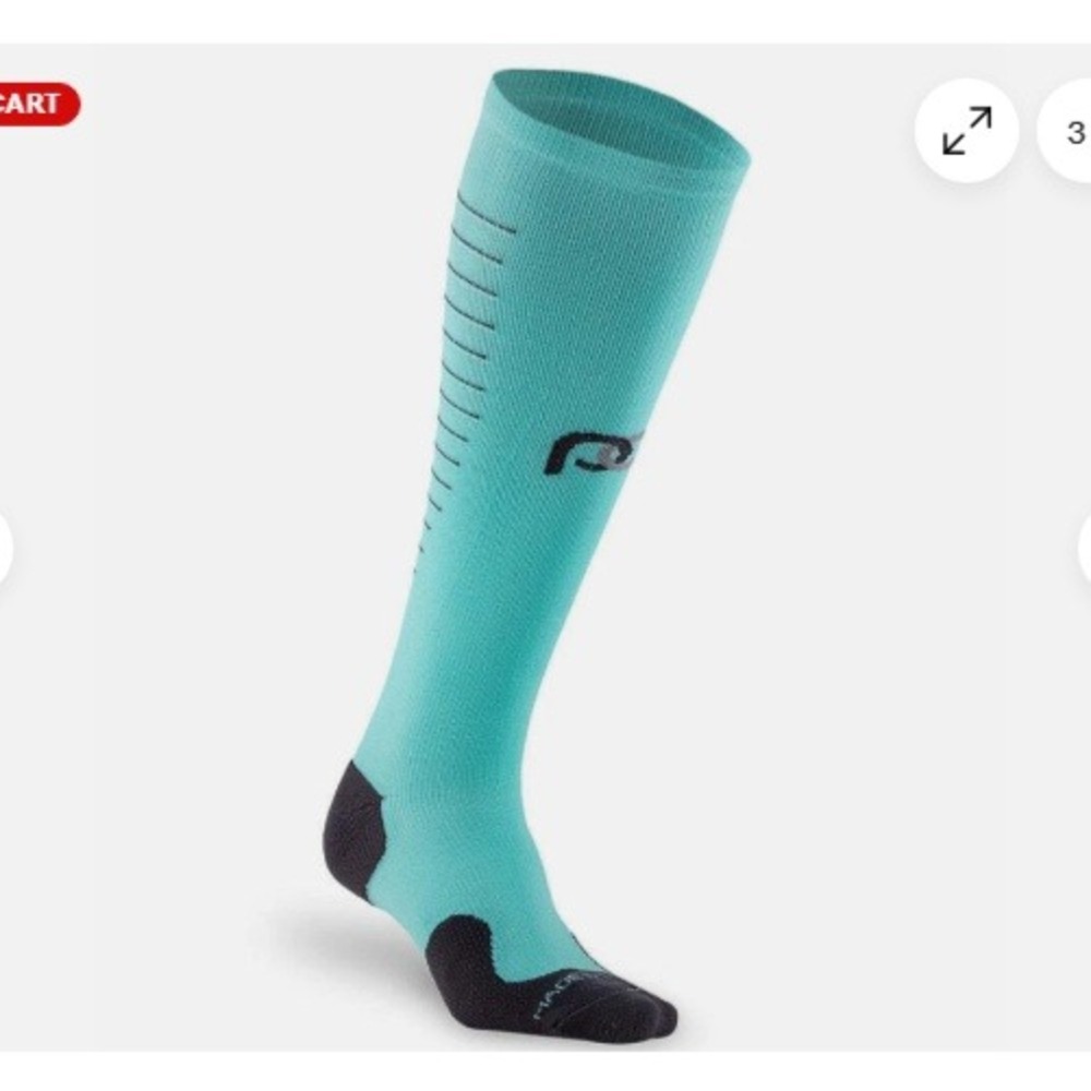 Womens NWOT Pro Compression Elite Mint OTC i Compression Socks sz L/XL
